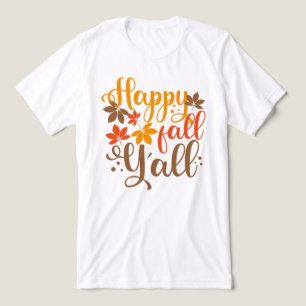 Happy Fall to Y'all Tri-Blend Shirt