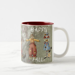 Happy Fall Two-Tone Coffee Mug