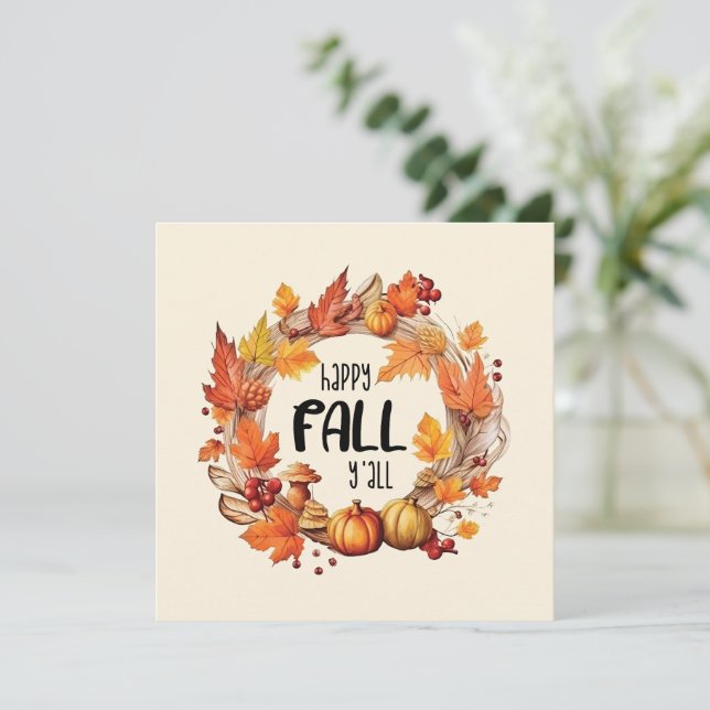 Happy Fall Y'all (Standing Front)