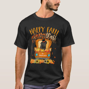 Happy Fall Y'all Cane Corso Dog On Truck Pumpkin A T-Shirt