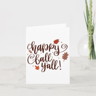 Happy Fall Yall Card
