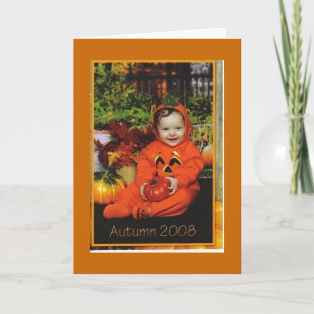 Happy Fall Y'all !!! Card (Front)