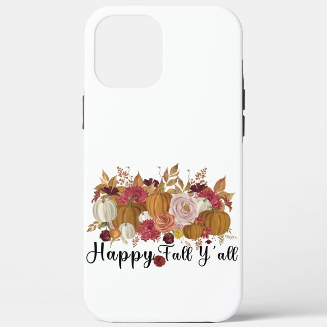 Happy Fall Y'all Case-Mate iPhone Case (Back)
