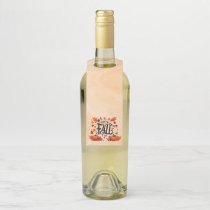 Happy Fall Y'all classic  Bottle Tag