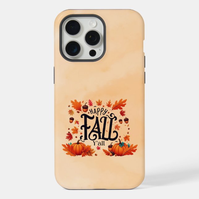 Happy Fall Y'all classic  iPhone Case (Back)