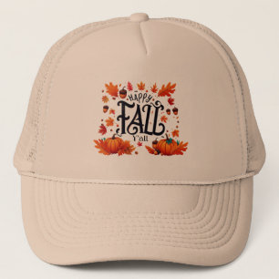 Happy Fall Y'all classic Trucker Hat