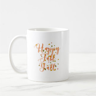 Happy Fall Y'all Coffee Mug