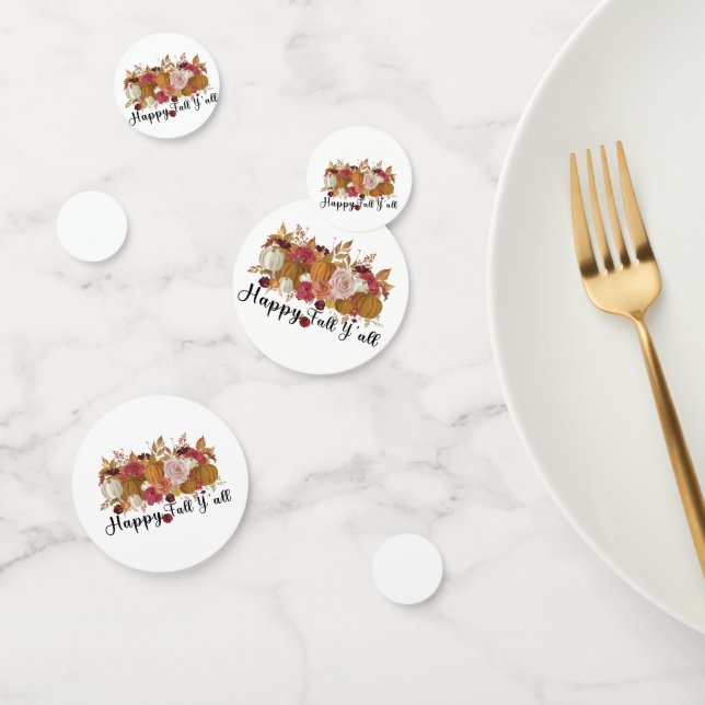 Happy Fall Y'all Confetti (Group)