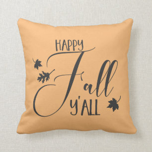 Happy Fall Y'all  Cushion