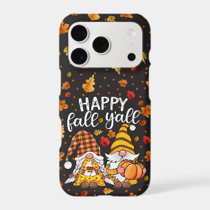 Happy Fall Yall Cute Gnome Pair Clear