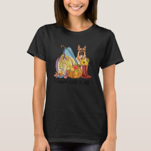 Happy Fall Yall German Shepherd Dog Mum Pumpkin Th T-Shirt