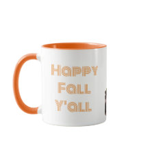 Happy Fall y'all gnome coffee mug