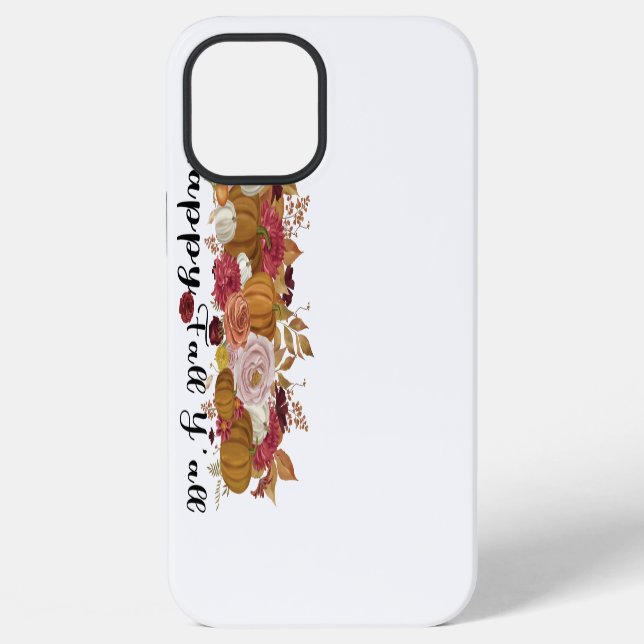Happy Fall Y'all iPhone Case (Back)