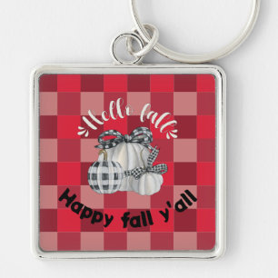 Happy Fall Y'all Key Ring