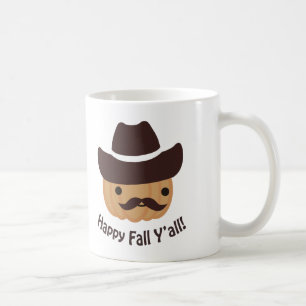 Happy Fall Y'all! Pumpkin Coffee Mug