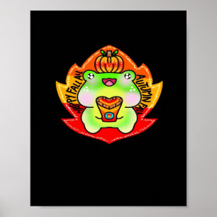 Happy Fall Y'all Pumpkin Fall Season Oversized Poster