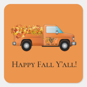 Happy Fall Y'all! Sticker