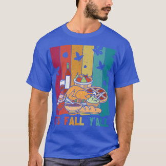 Happy Fall Y'all Thanksgiving Family Kids Matching T-Shirt