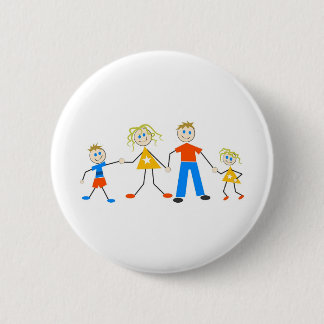 Happy Families 6 Cm Round Badge