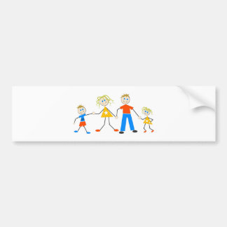 Happy Families Bumper Sticker