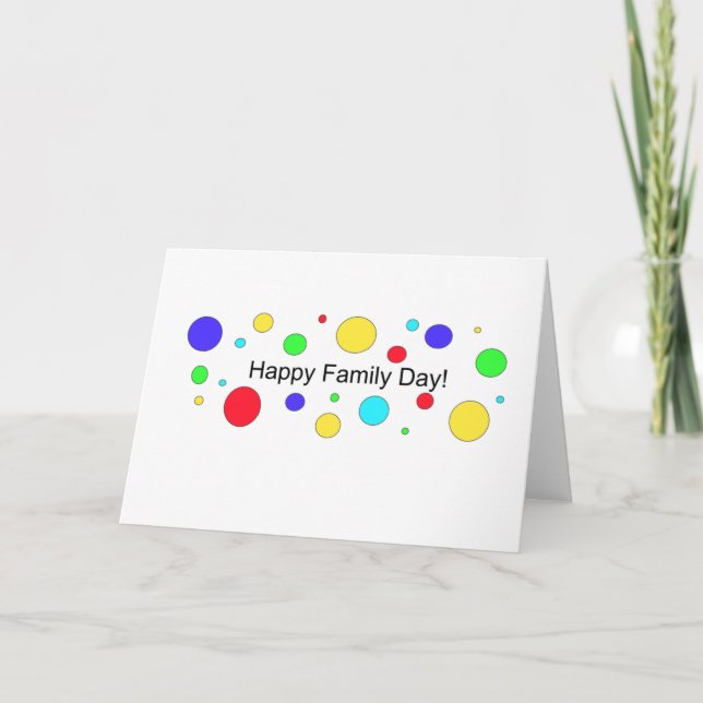 Happy Family Day! Card (Front)