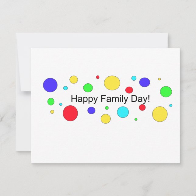 Happy Family Day! Card (Front)