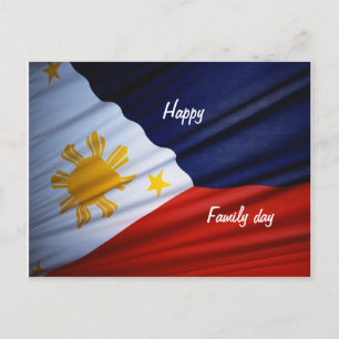 Happy family day philippines postcards