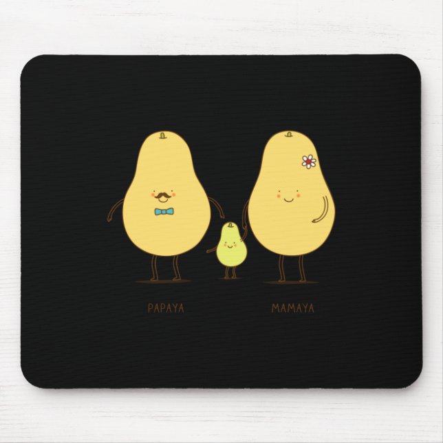 Happy Family Mouse Mat (Front)