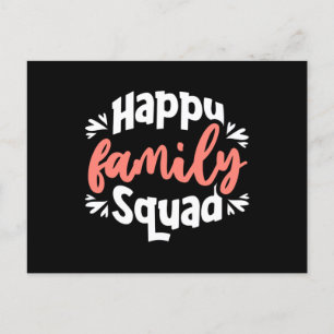 Happy Family Squad Postcard