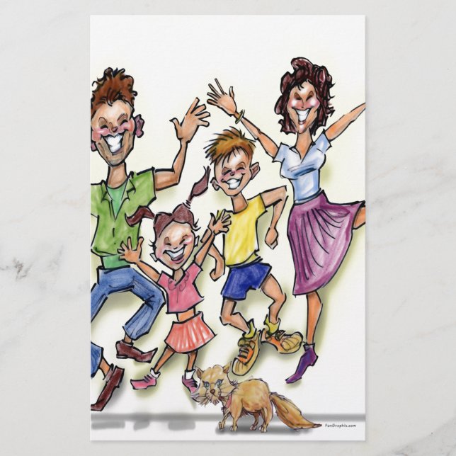 Happy Family Stationery (Front)