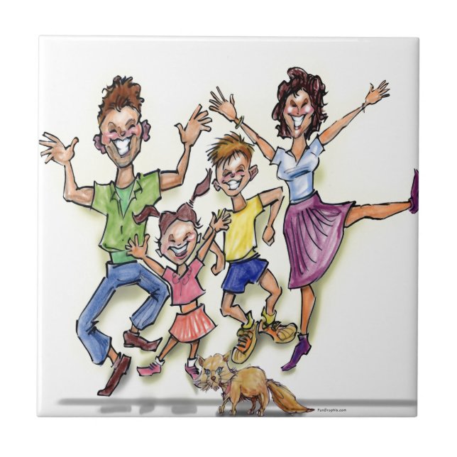 Happy Family Tile (Front)