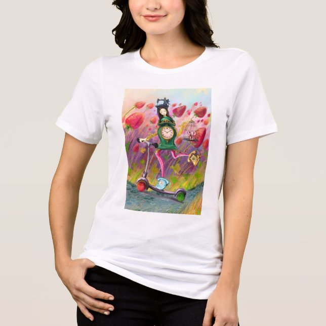 Happy Fantasy T-Shirt Tri-Blend Shirt (Front)