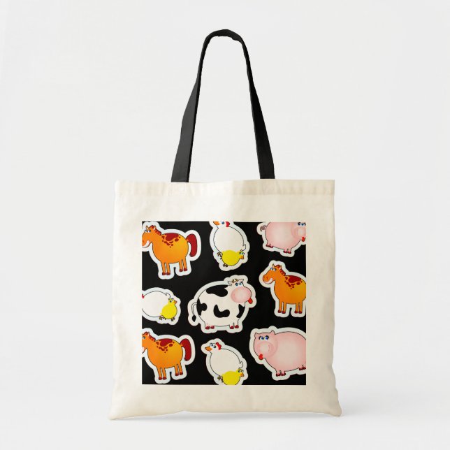 Happy farm background, bag (Front)
