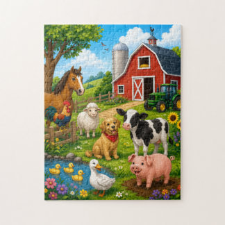 Happy Farm Friends Puzzle