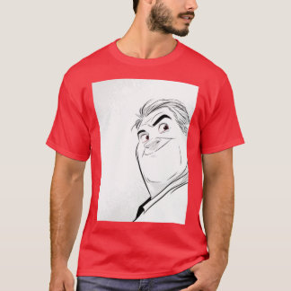 Happy Fat Man Cartoon Illustration funny T-Shirt