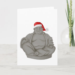Happy Fat Men Holiday Card