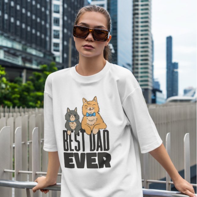 Happy Father And Son Cats   T-Shirt (Creator Uploaded)