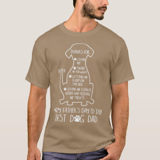 Happy Father Day Best Dog Dad T-Shirt
