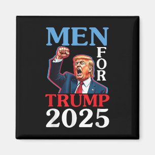 Happy Father Day Men For Trump 2025 Daddy Papa Hus Magnet