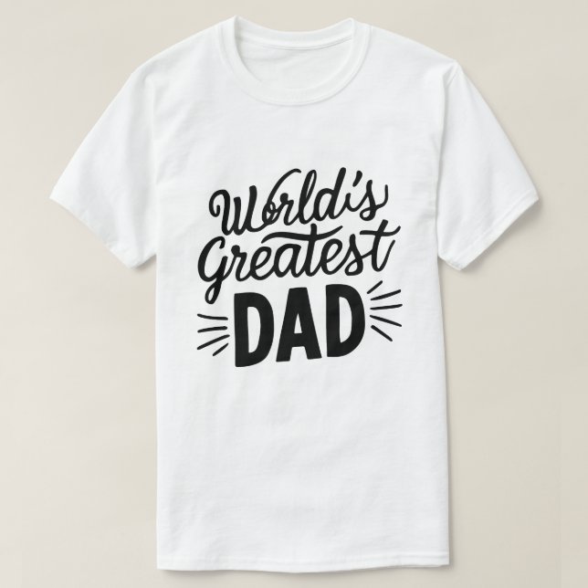 Happy Father' Day typography t-shirt design (Design Front)