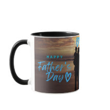 Happy Father’s Day Beach Silhouette Mug