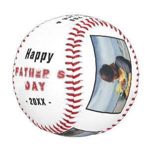 Happy Father`s Day Best Dad 3 Photo Collage Baseball