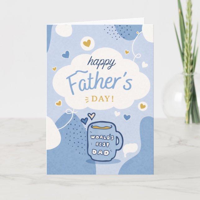 Happy Father’s Day Best Dad Card (Front)