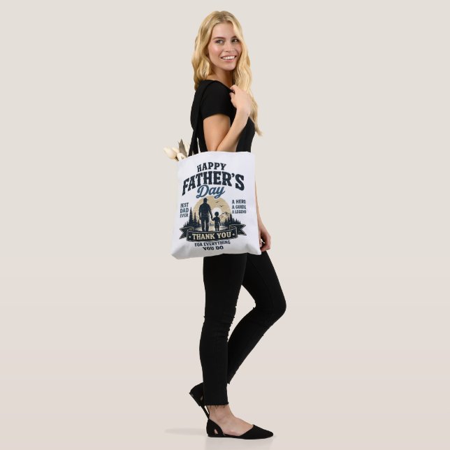 Happy Father’s Day-Best Dad Ever Tote Bag (On Model)