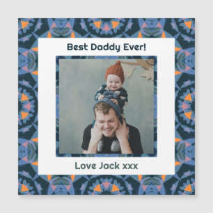 Happy Father’s Day Best Daddy Dad Ever Blue Photo