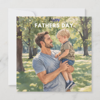 Happy Father’s Day Card – Heartwarming Dad & Kids 