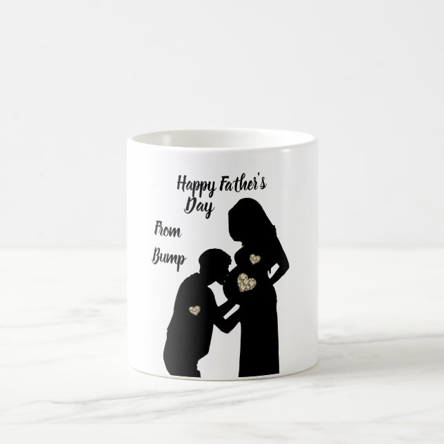 Happy Father’s Day Dad from bump Coffee Mug (Center)