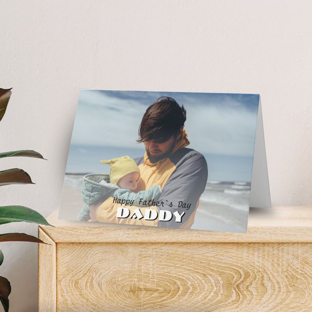 Happy Father`s Day Dad Full Photo Father`s Day Card (Creator Uploaded)