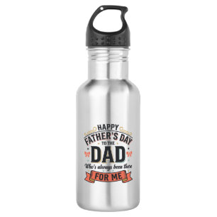 Happy Father’s Day Dad Vintage Typography 532 Ml Water Bottle
