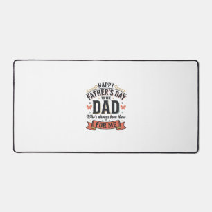 Happy Father’s Day Dad Vintage Typography  Desk Mat